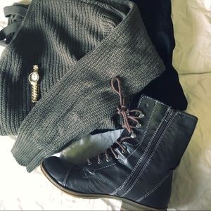 Olive green sweater